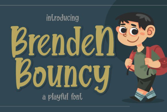 Brenden Bouncy: A Playful Font for Joyful Design