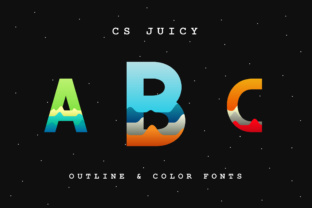 CS Juicy Outline: A Modern Font for Vibrant Branding