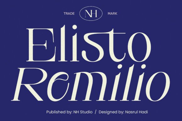 Elistro Remilio: A Typeface for Timeless Elegance