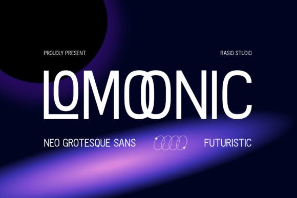 Lomoonic: A Modern Typeface for Futuristic Branding