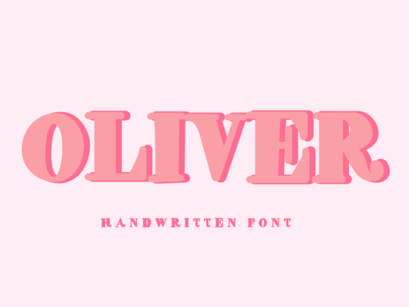 Oliver: A Playful Handwritten Font for Modern Design