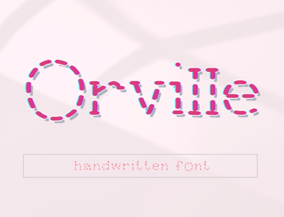 Orville: The Playful Handwritten Font for Creative Design