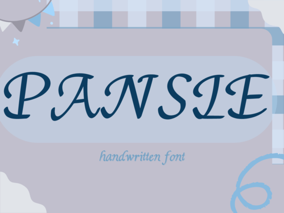 Pansie: A Sweet Handwritten Font for Creative Designs