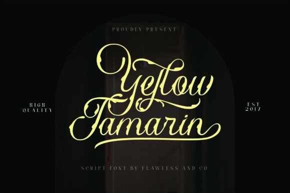 Yellow Tamarin: A Bold Display Font for Edgy Design